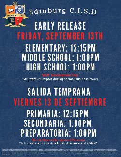 Early Release Flyer